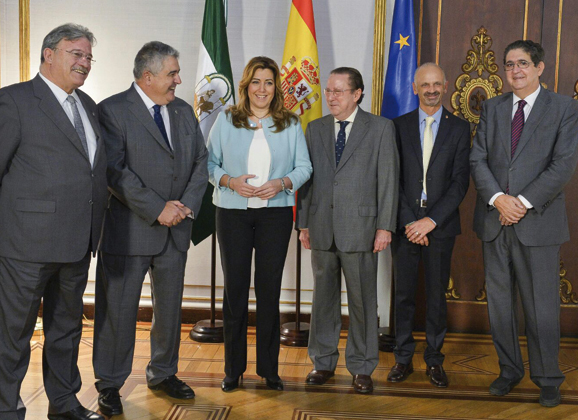 La Presidenta recibió al Consejo Andaluz