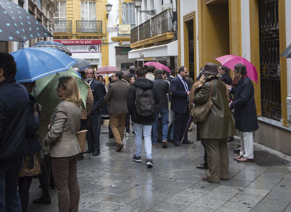 Alta participación a pesar de la lluvia