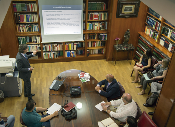 Masterclass sobre Informe oral en Sala